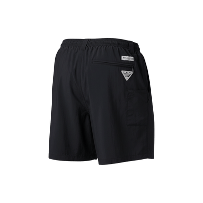 COLUMBIA BACKCAST III WATER SHORT 8"- BLACK - BACK VIEW