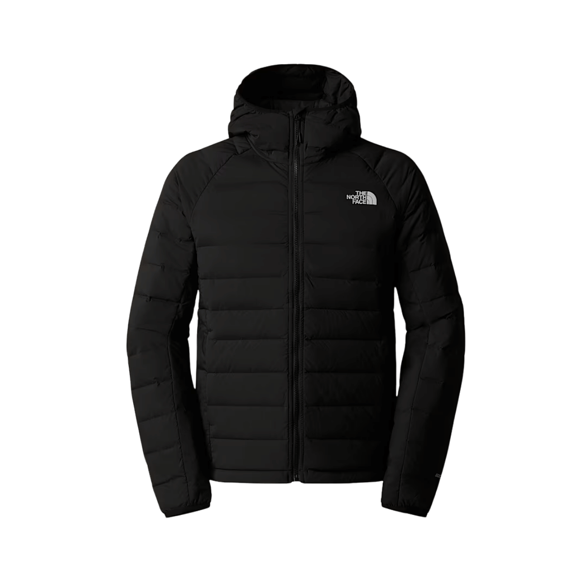 NORTH FACE MEN'S BELLEVIEW STRETCH DOWN JACKET - TNF BLACK - FRONT VIEW