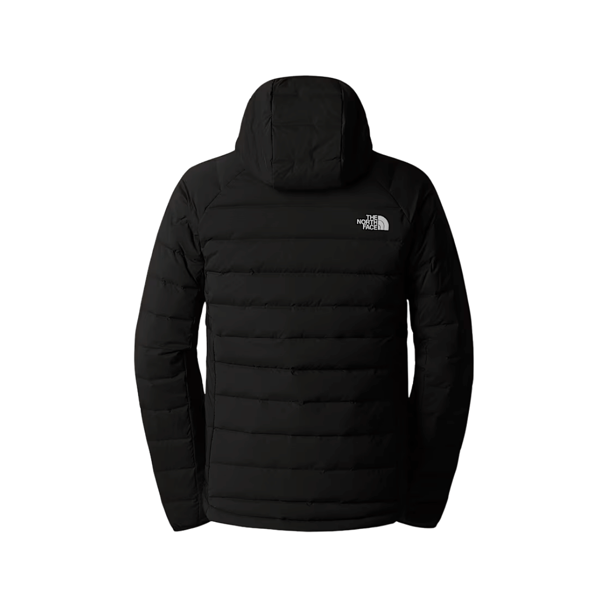 NORTH FACE MEN'S BELLEVIEW STRETCH DOWN JACKET - TNF BLACK - BACK VIEW