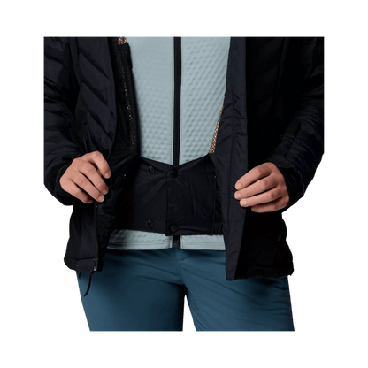 COLUMBIA WOMEN'S BIRD MOUNTAIN III INSULATED JACKET - BLACK - INNER VIEW