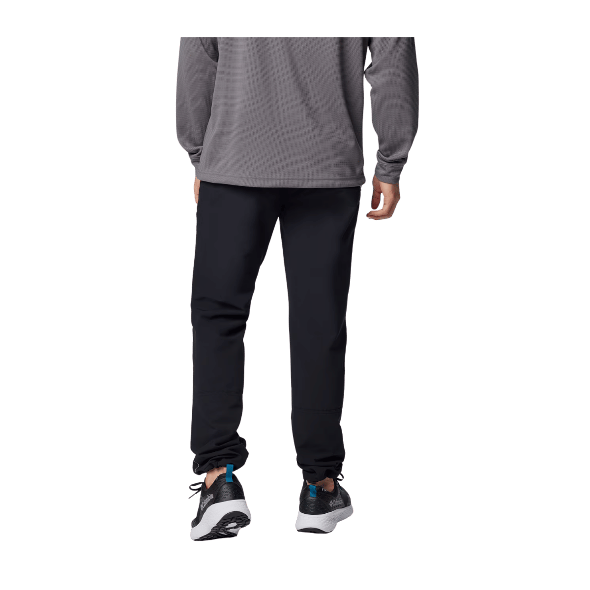 COLUMBIA MEN'S BLACK MESA WARM PANTS - BLACK - BACK VIEW