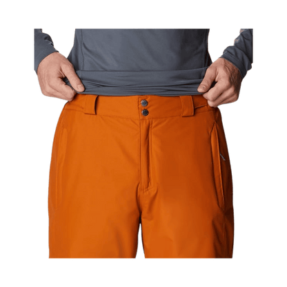 COLUMBIA MEN'S BUGABOO IV PANTS - WARM COPPER - WAIST LINE VIEW