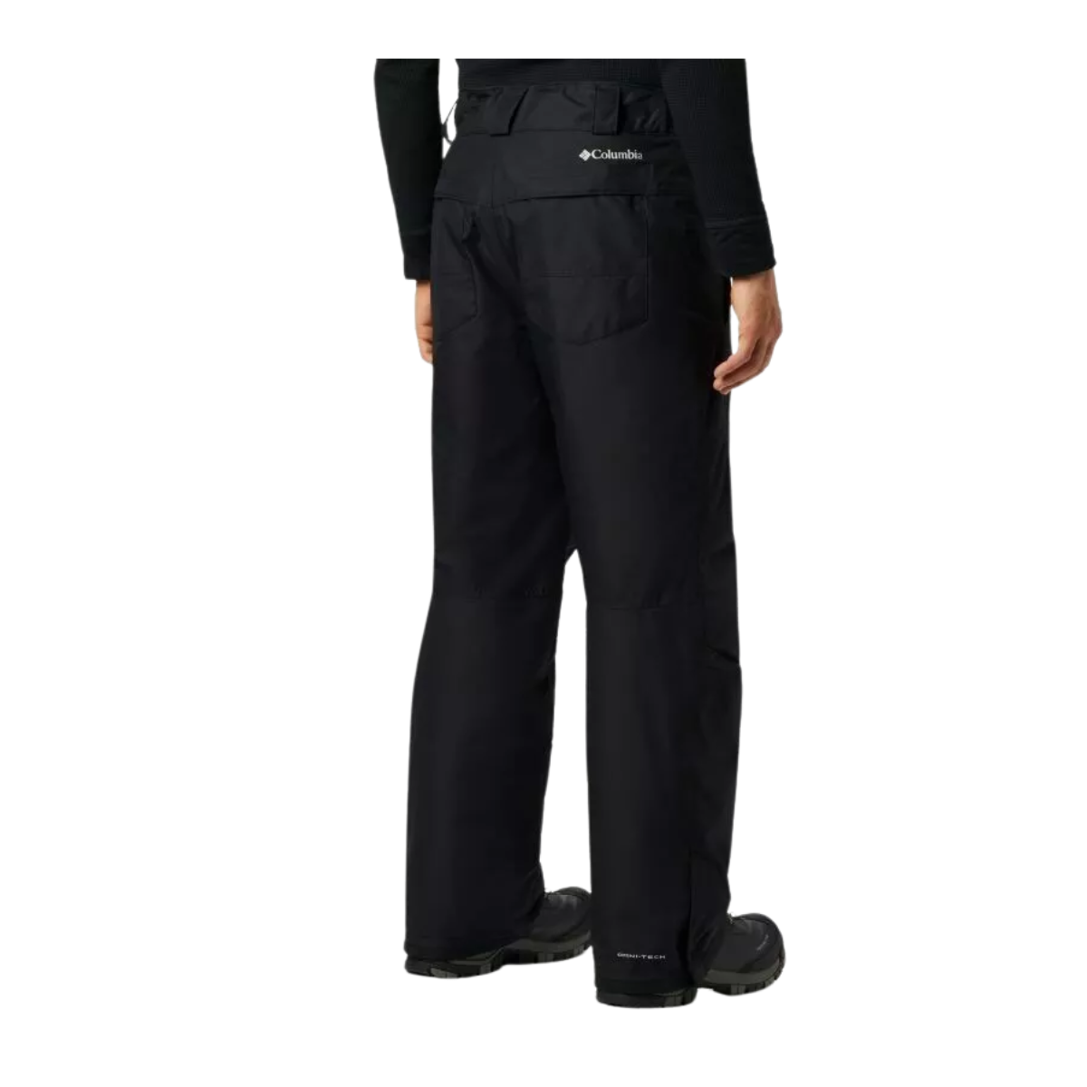 COLUMBIA MEN'S BUGABOO IV PANTS - BLACK - BACK VIEW