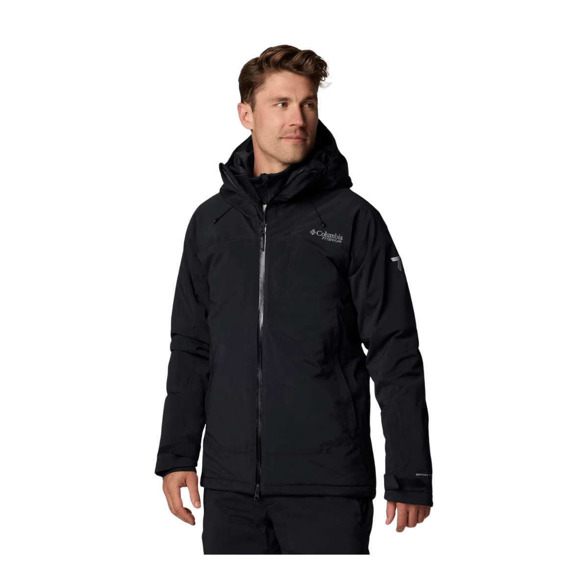 COLUMBIA CIRQUE BOWL JACKET - BLACK - FRONT VIEW