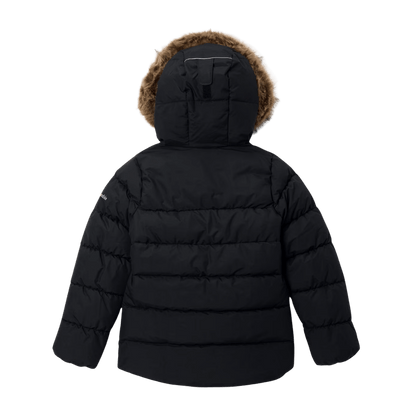 COLUMBIA GIRLS' ARCTIC BLAST III JACKET - BLACK - BACK VIEW