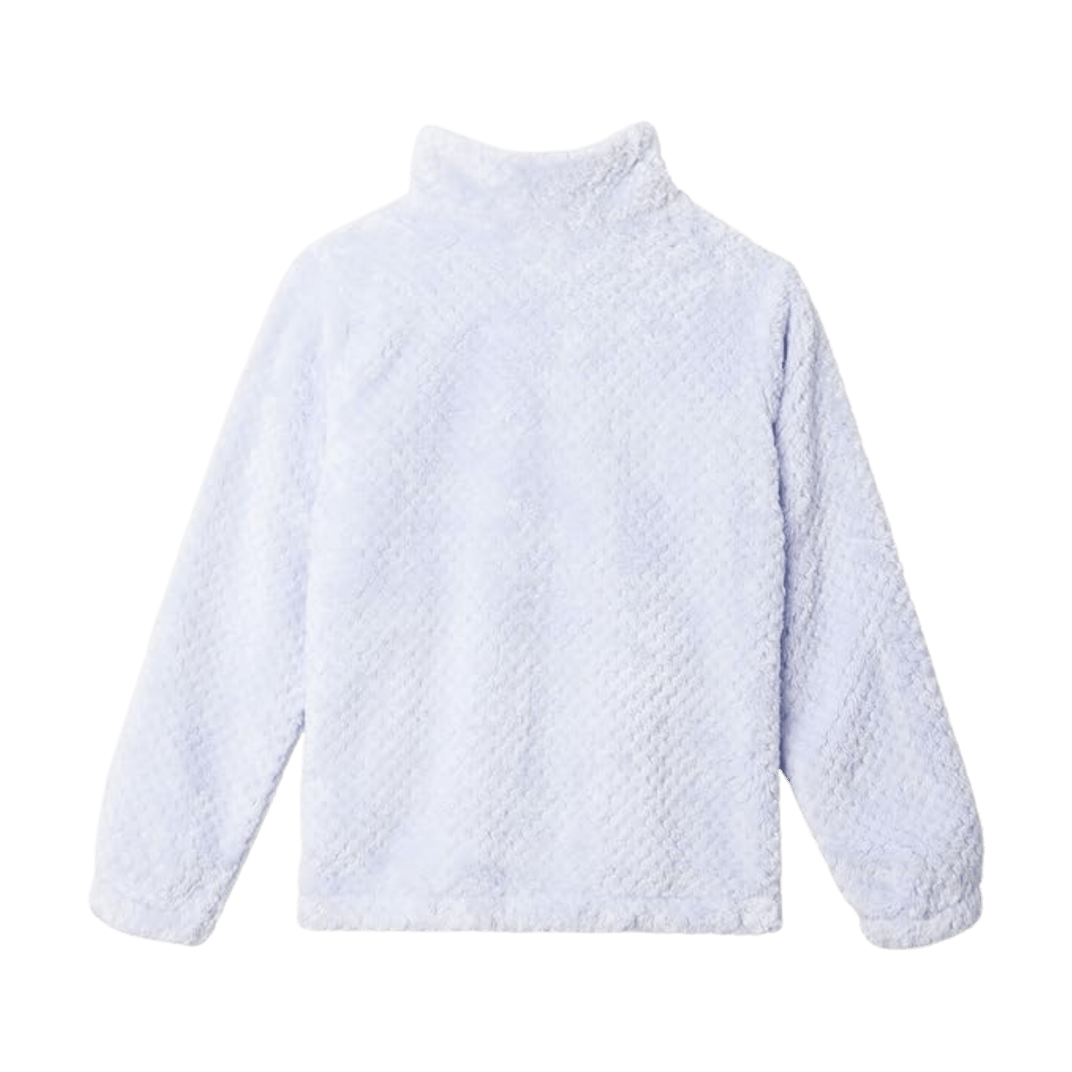 COLUMBIA GIRLS' FIRE SIDE SHERPA FULL ZIP JACKET - SNOW DRIFT - BACK VIEW
