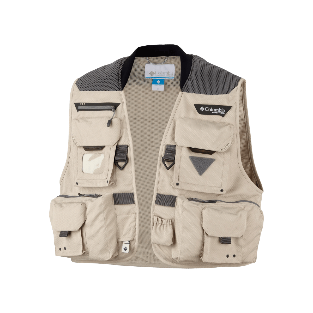 COLUMBIA HENRY'S FORK V VEST - FOSSIL - FRONT VIEW