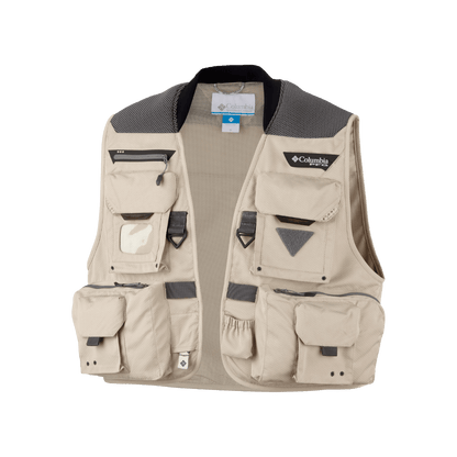 COLUMBIA HENRY'S FORK V VEST - FOSSIL - FRONT VIEW