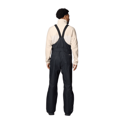 COLUMBIA MEN'S ICEVENTURE II BIB - BLACK - BACK VIEW