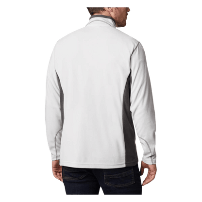 COLUMBIA MEN'S KLAMATH RANGE II HALF ZIP NIMBUS GREY-BACK-VIEW