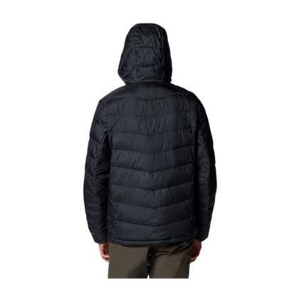 COLUMBIA MEN'S LABYRINTH LOOP II HOODED JACKET - BLACK - BACK VIEW