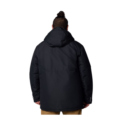 COLUMBIA MEN'S LANDROAMER II PARKA JACKET - BIG - BLACK - BACK VIEW