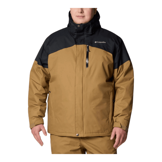 COLUMBIA MEN'S LAST TRACKS II JACKET - EXTENDED SIZE - DELTA/BLACK - FRONT VIEW
