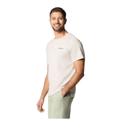 COLUMBIA MEN'S ALPINE CHILL PRO SHORT SLEEVE CREW SHIRT - DARK STONE - SIDE VIEW