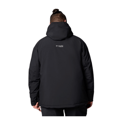 COLUMBIA MEN'S WINTER DISTRICT III JACKET - BIG - BLACK - BACK VIEW