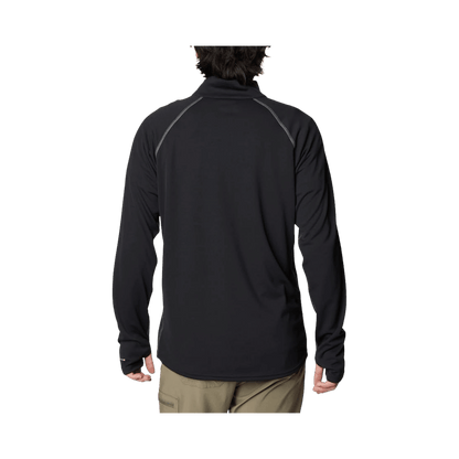 COLUMBIA NARROWS POINTE HALF ZIP - BLACK - BACK VIEW