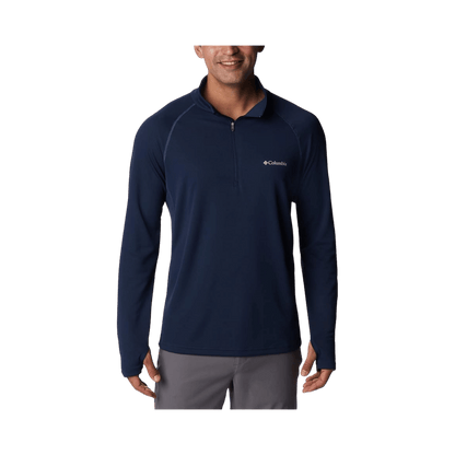 COLUMBIA NARROWS POINTE HALF ZIP - COLLEGIATE NAVY - FRONT VIEW