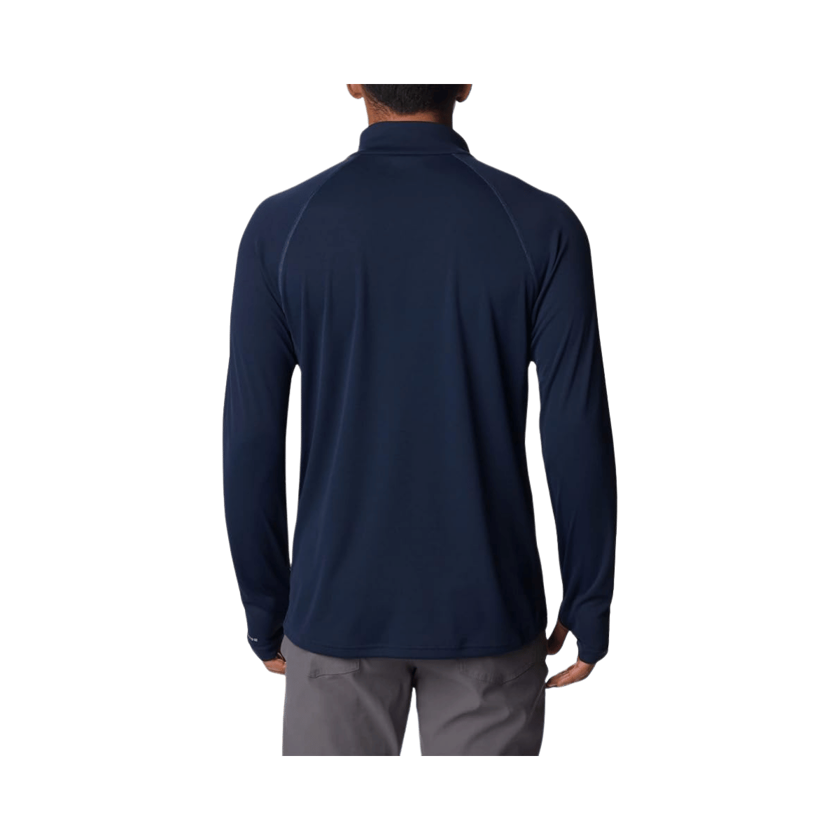 COLUMBIA NARROWS POINTE HALF ZIP - COLLEGIATE NAVY - BACK VIEW