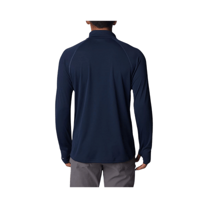 COLUMBIA NARROWS POINTE HALF ZIP - COLLEGIATE NAVY - BACK VIEW