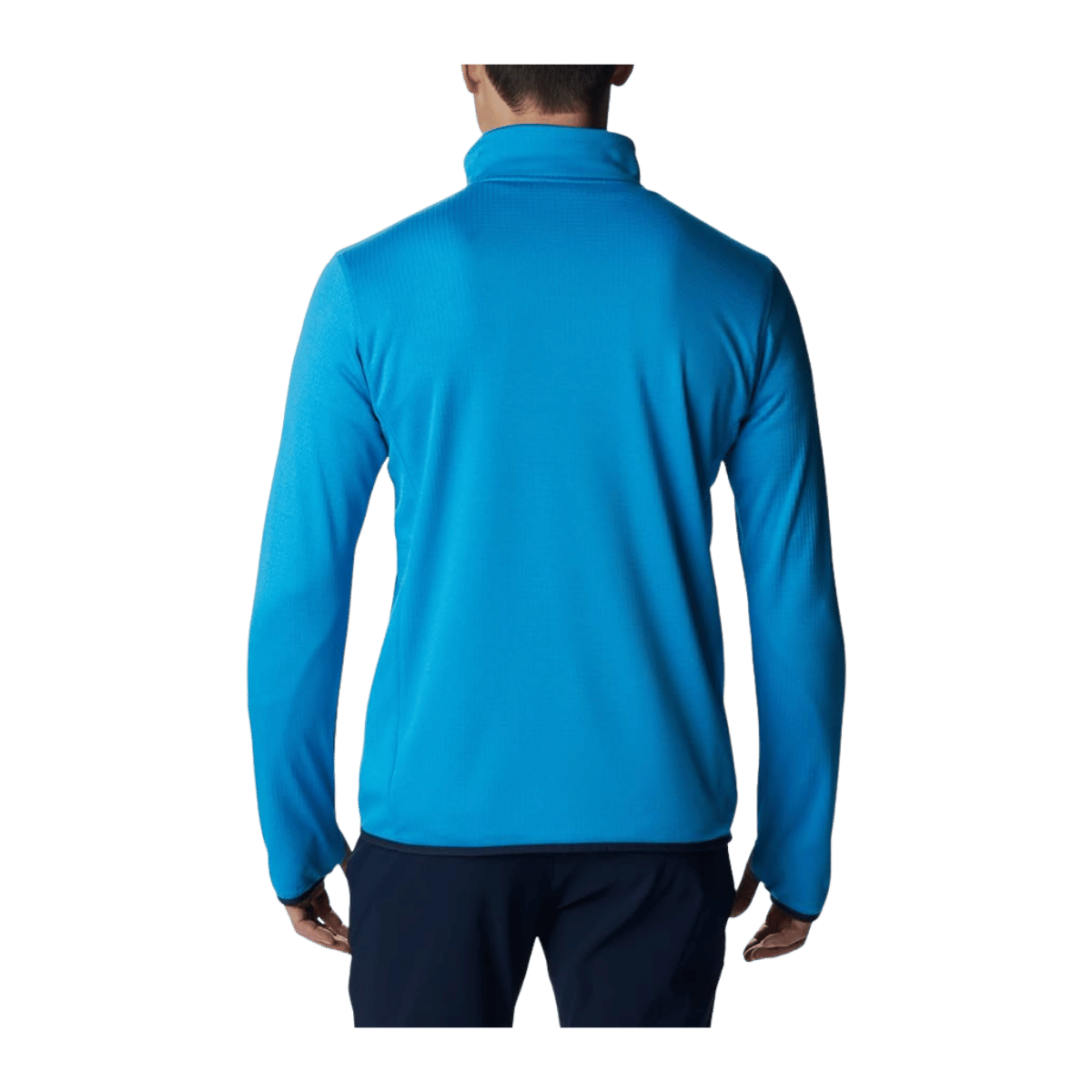 COLUMBIA PARK VIEW FLEECE HALF ZIP - COMPASS BLUE - BACK VIEW