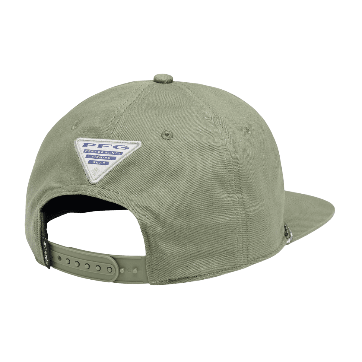 COLUMBIA PFG BACK TACK SNAP BACK HAT - SANDALWOOD PINK - FRONT VIEW - CYPRESS - BACK VIEW