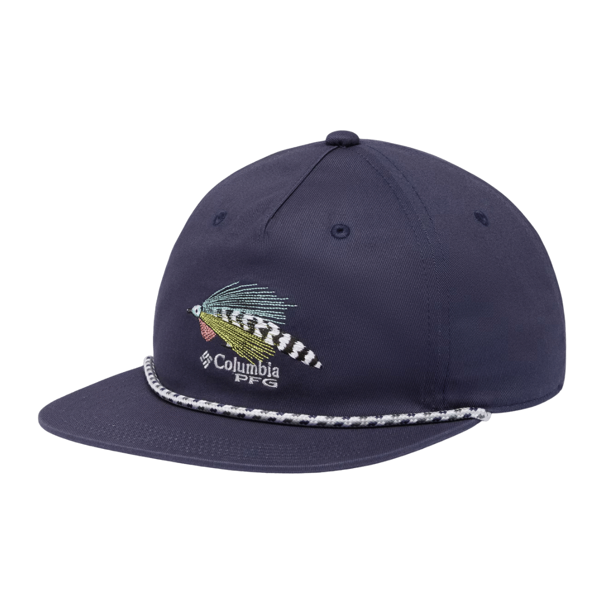COLUMBIA PFG BACK TACK SNAP BACK HAT - SANDALWOOD PINK - FRONT VIEW - NOCTURNAL - FRONT VIEW