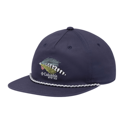 COLUMBIA PFG BACK TACK SNAP BACK HAT - SANDALWOOD PINK - FRONT VIEW - NOCTURNAL - FRONT VIEW