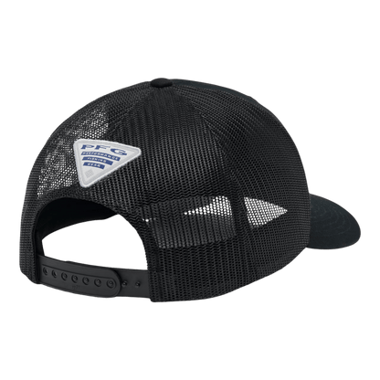 COLUMBIA PFG FISH FLAG MESH SNAP BACK - BLK/BLK - ONE SIZE - BACK VIEW