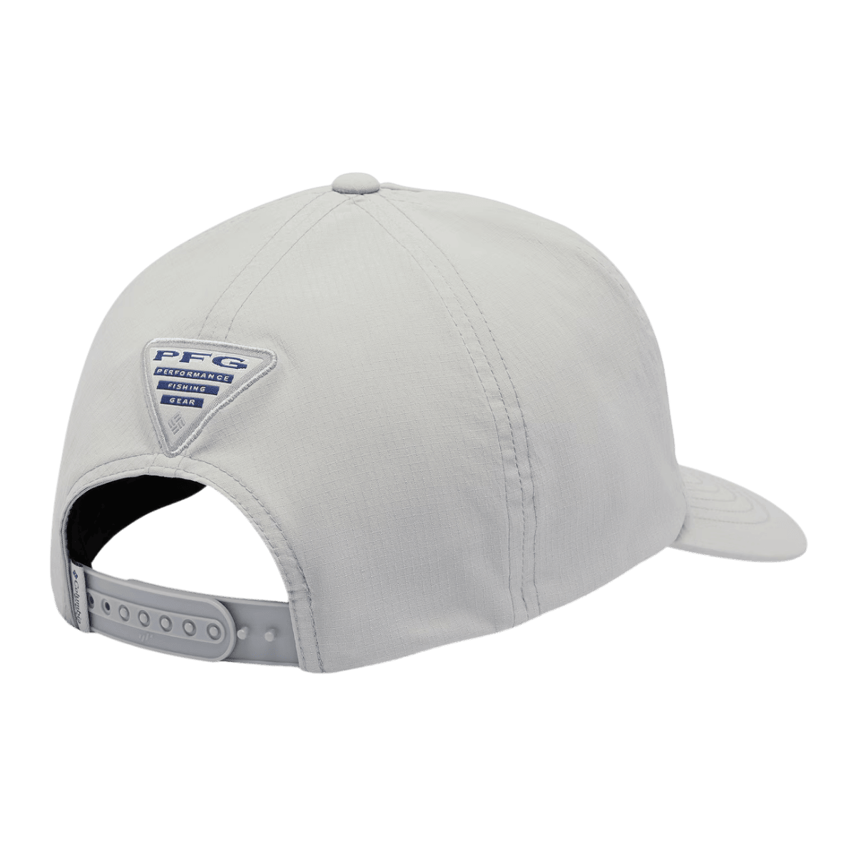 COLUMBIA PFG OUTCAST 3D STRETCH SNAP CAP - ONE SIZE - COOL GREY - BACK VIEW