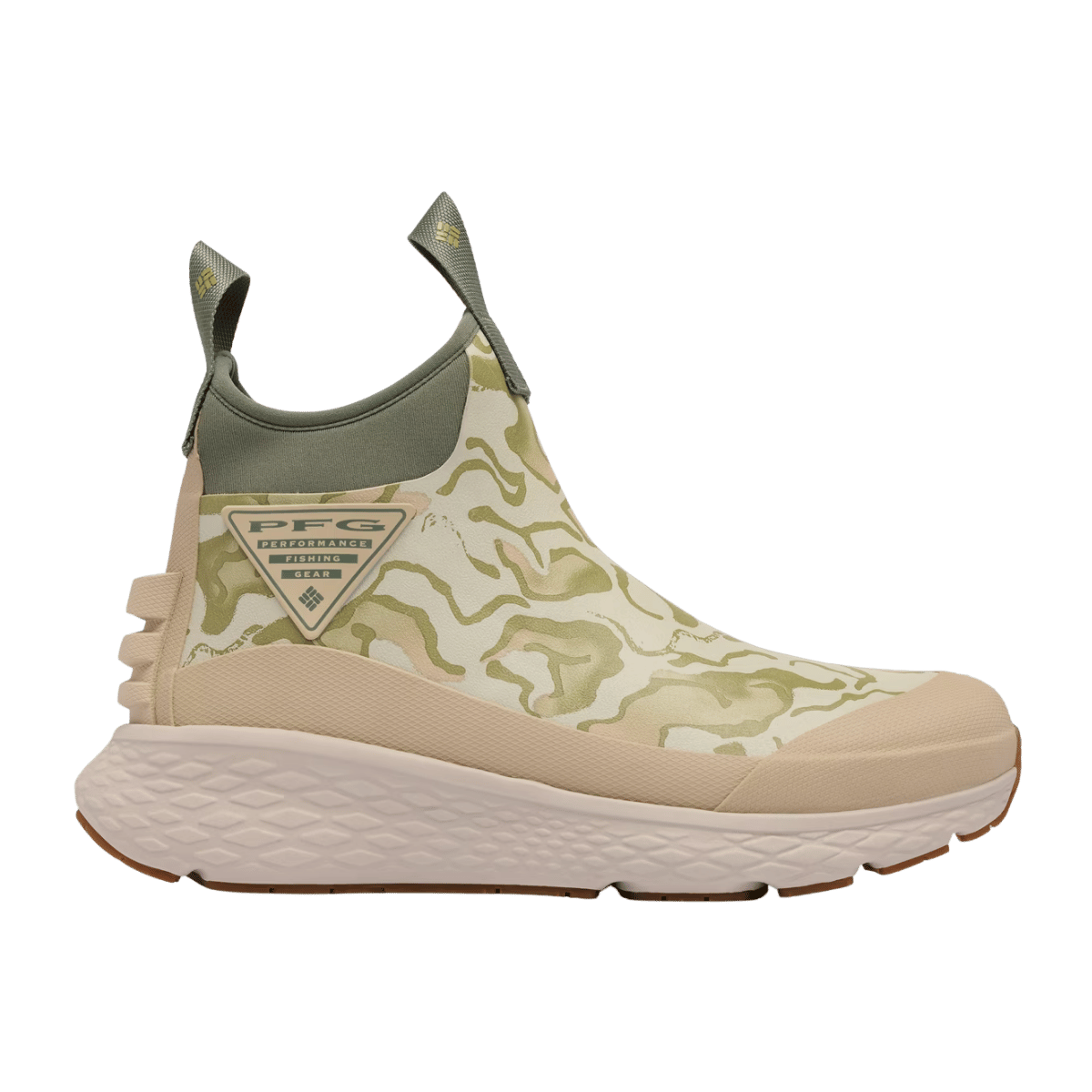 COLUMBIA PFG PRO SPORT BOOT - ANCIENT FOSSIL/CYPRESS - RIGHT SIDE VIEW