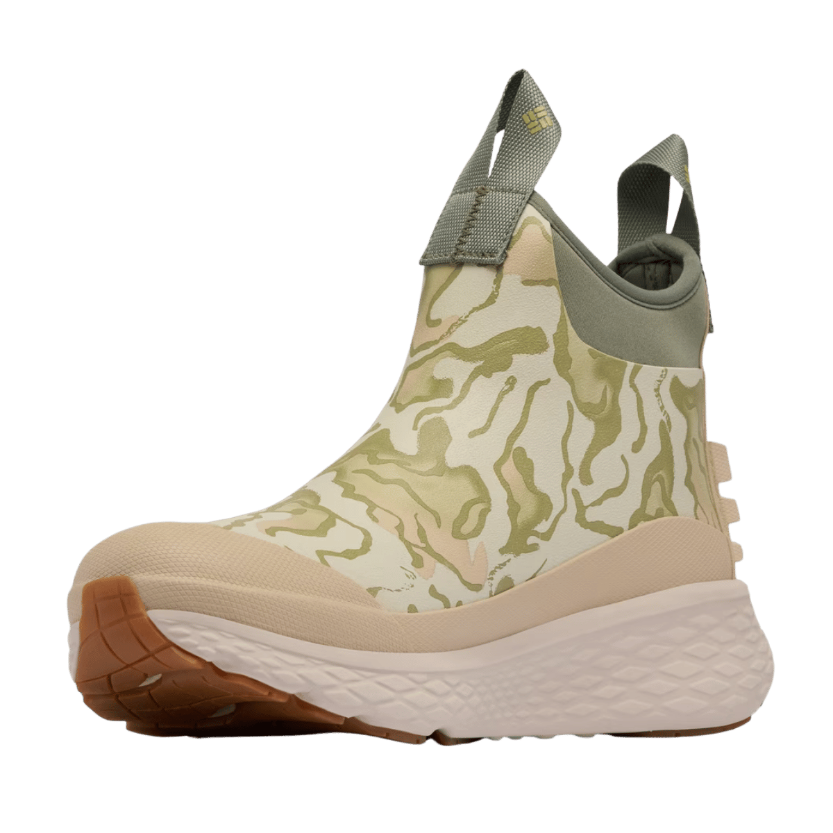 COLUMBIA PFG PRO SPORT BOOT - ANCIENT FOSSIL/CYPRESS - LEFT SIDE VIEW