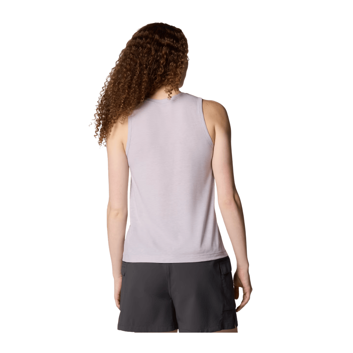 COLUMBIA WOMEN'S PFG UNCHARTED TANK - LAVENDER PEARL - BACK VIEW