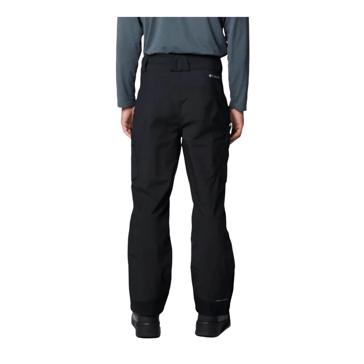 COLUMBIA MEN'S POWDER STASH II PANTS - BLACK - BACK VIEW