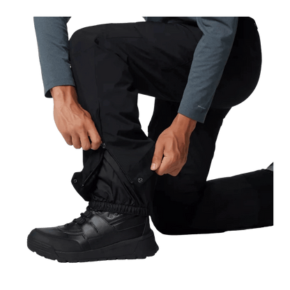 COLUMBIA MEN'S POWDER STASH II PANTS - BLACK - CLOSE-UP VIEW