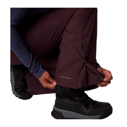 COLUMBIA WOMEN'S SHAFER CANYON II INSULATED PANTS - MOONVISTA - ANKLE SIDE VIEW