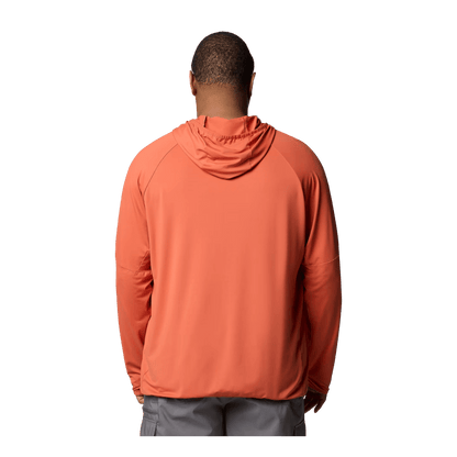 COLUMBIA MEN'S SKIEN VALLEY HOODIE EXT - TUSCAN - BACK VIEW