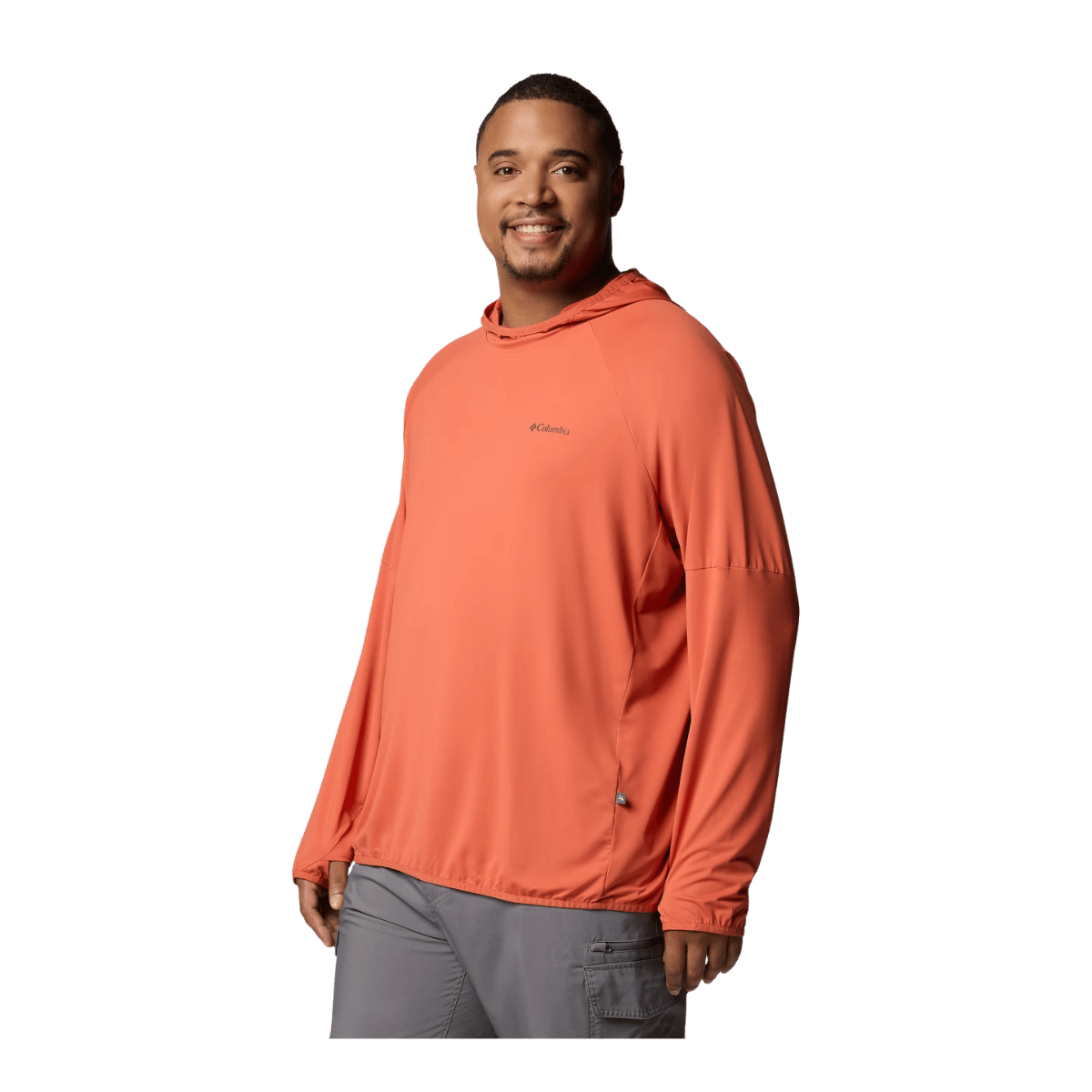 COLUMBIA MEN'S SKIEN VALLEY HOODIE EXT - TUSCAN - SIDE VIEW