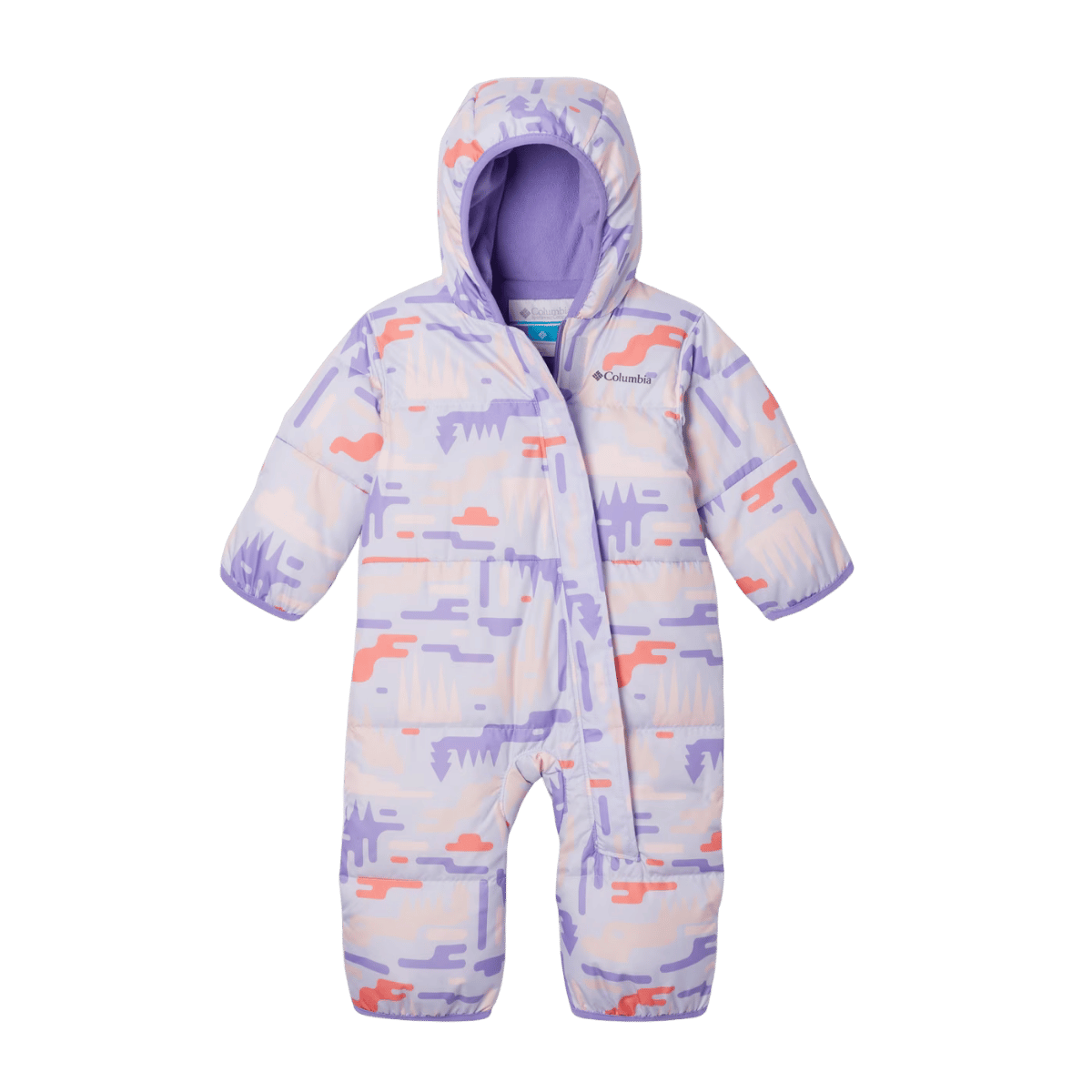 COLUMBIA INFANT SNUGGLY BUNNY II INSULATED BUNTING - SNOWDRIFT HIGH - FRONT VIEW