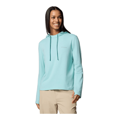 COLUMBIA WOMEN'S SUN TREK HOODIE II - SPRAY - FRONT VIEW