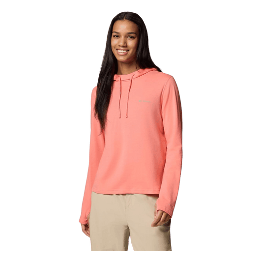 COLUMBIA WOMEN'S SUN TREK HOODIE II - ALPENGLOW- FRONT VIEW