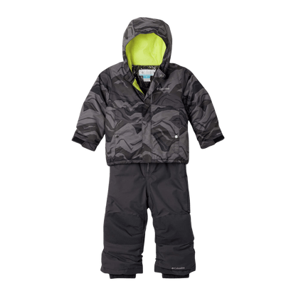 COLUMBIA TODDLER BUGA SET - BLACK TECTONIC - FRONT VIEW