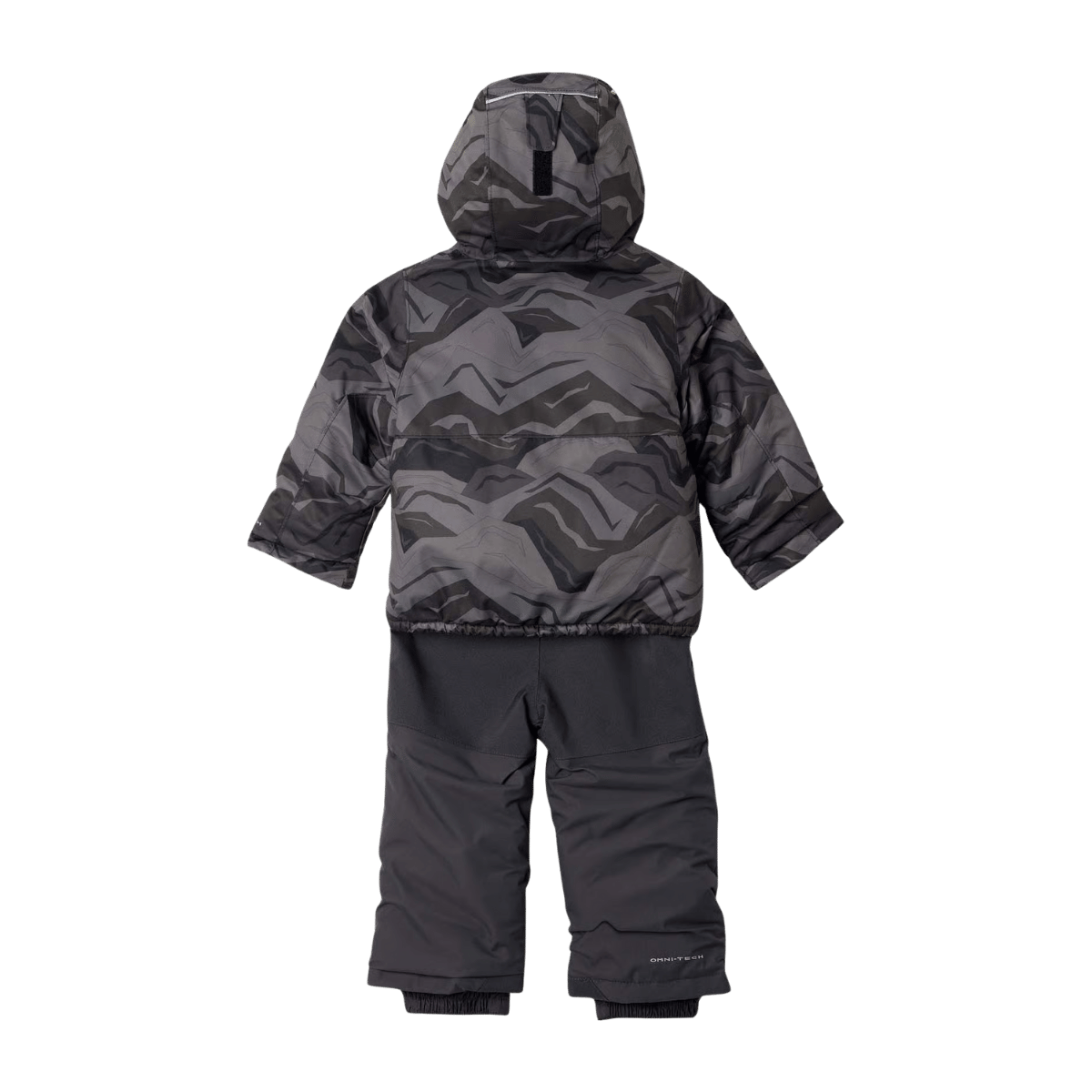 COLUMBIA TODDLER BUGA SET - BLACK TECTONIC - BACK VIEW