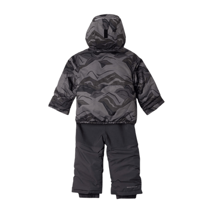 COLUMBIA TODDLER BUGA SET - BLACK TECTONIC - BACK VIEW