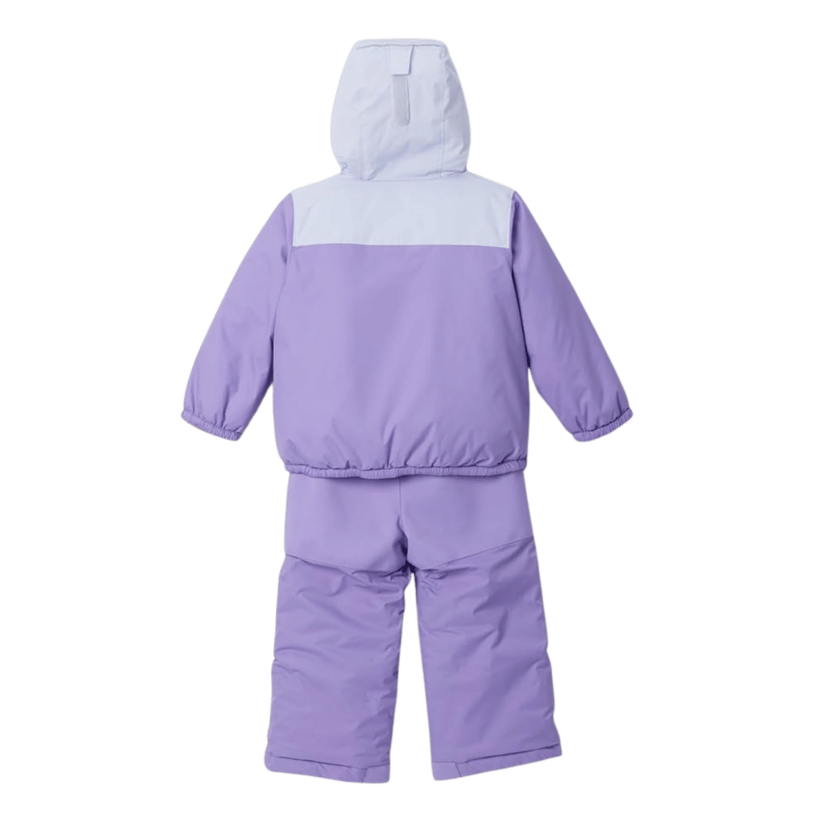 COLUMBIA TODDLER DOUBLE FLAKE II SET - PAISLEY PURPLE - BACK VIEW