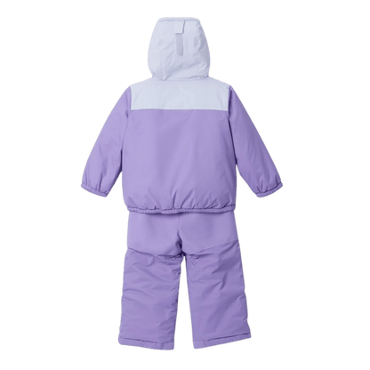 COLUMBIA TODDLER DOUBLE FLAKE II SET - PAISLEY PURPLE - BACK VIEW