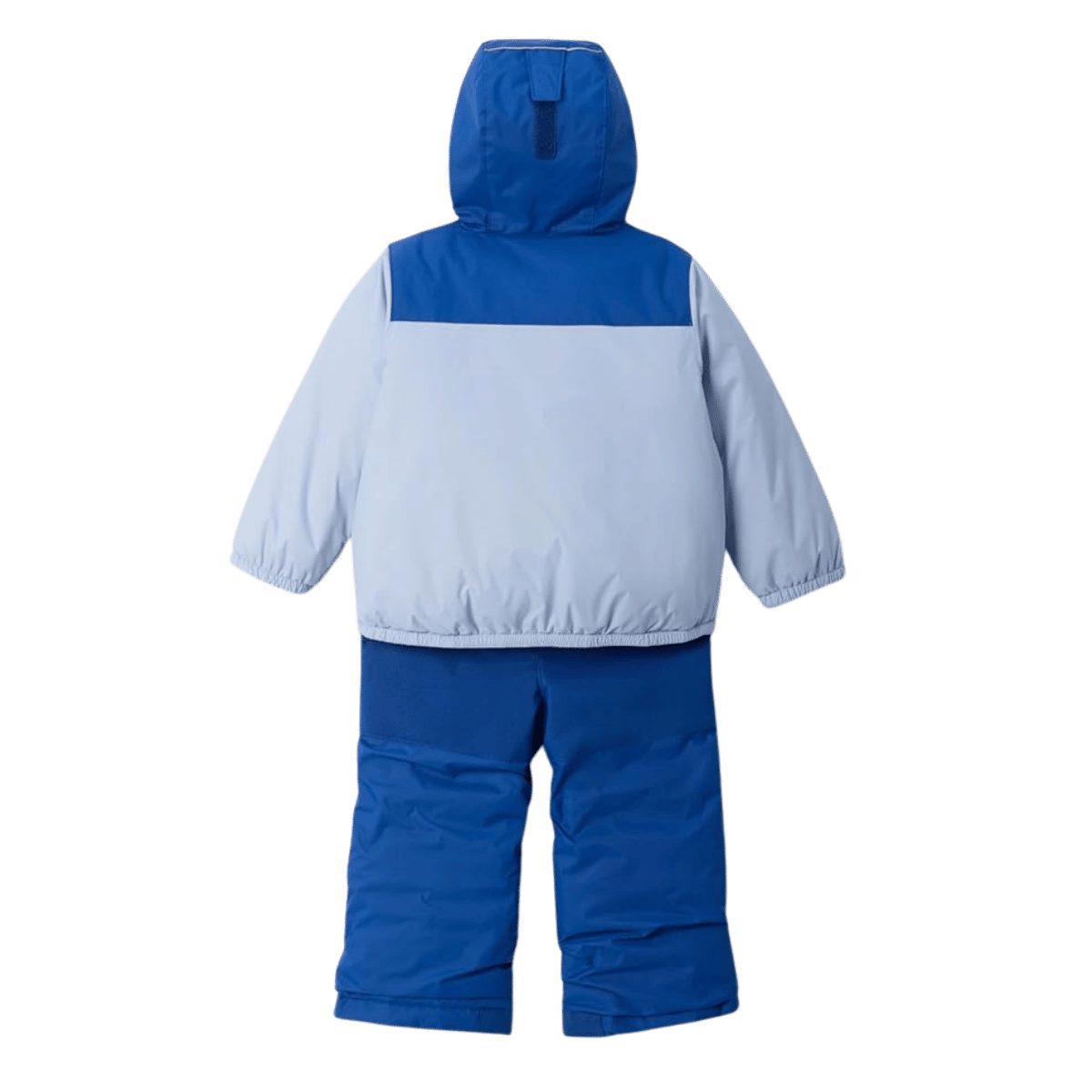 COLUMBIA TODDLER DOUBLE FLAKE II SET - WHISPER/MOUNTAIN BLUE - BACK VIEW