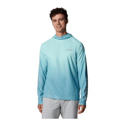 COLUMBIA TERMINAL DEFLECTOR ZERO II HODDIE - BLUE ECHO - FRONT VIEW