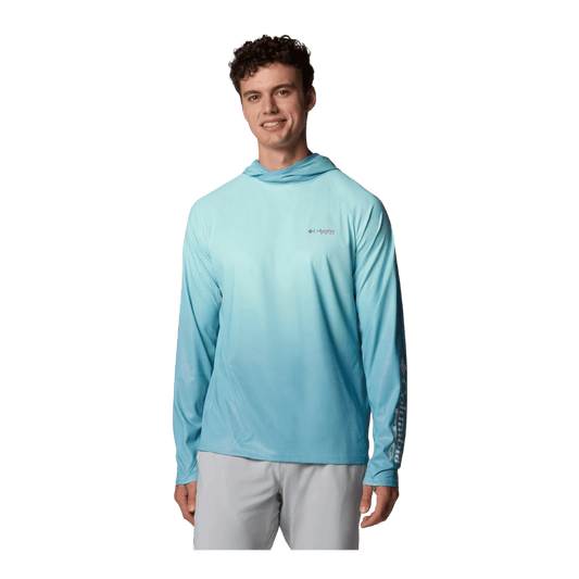 COLUMBIA TERMINAL DEFLECTOR ZERO II HODDIE - BLUE ECHO - FRONT VIEW