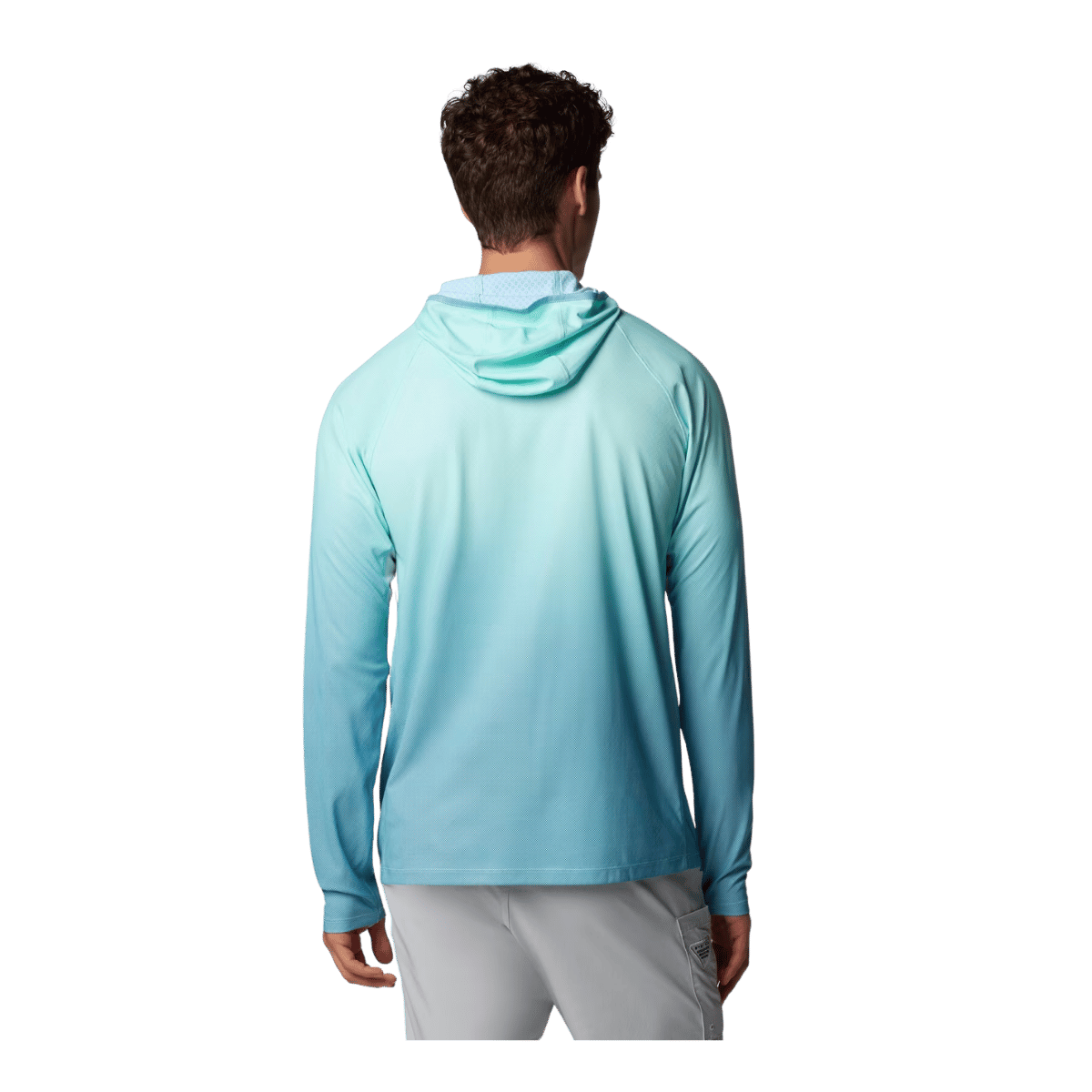 COLUMBIA TERMINAL DEFLECTOR ZERO II HODDIE - BLUE ECHO - BACK VIEW