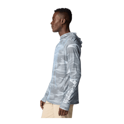 COLUMBIA MEN'S TERMINAL DEFLECTOR ZERO II HOODIE - COLLEGIATE NAVY - SIDE VIEW